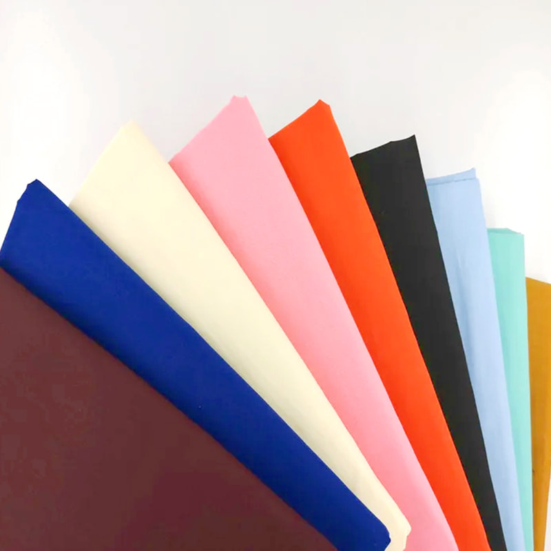 TMIE-08-5-2 112 cm Breite, geringes Gewicht, 75 g/m², individuelle Farbe und mehr als 100 Farben, gefärbtes Polyester-Popeline-Futter