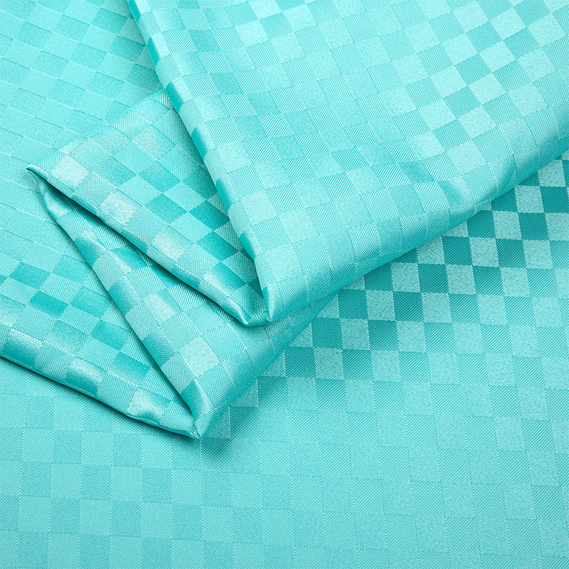 TMIE-01-6 Das Yin-Yang-Gitter des Halblichts / halboptisches Rautengitter-Jacquard-Färbungswasserdichter Stoff