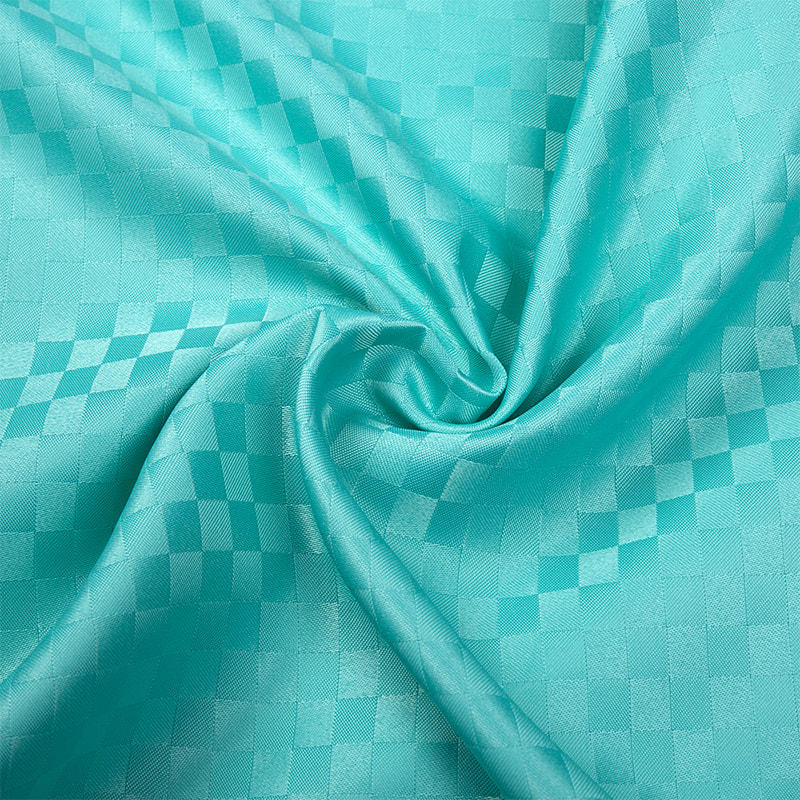 TMIE-01-6 Das Yin-Yang-Gitter des Halblichts / halboptisches Rautengitter-Jacquard-Färbungswasserdichter Stoff