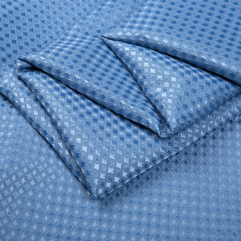 TMIE-01-6 Das Yin-Yang-Gitter des Halblichts / halboptisches Rautengitter-Jacquard-Färbungswasserdichter Stoff