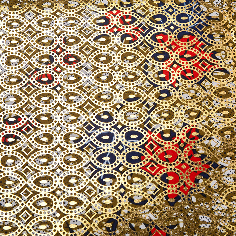 TMIE-06-3 Druckgeprägter Goldpasten-Wachsstoff