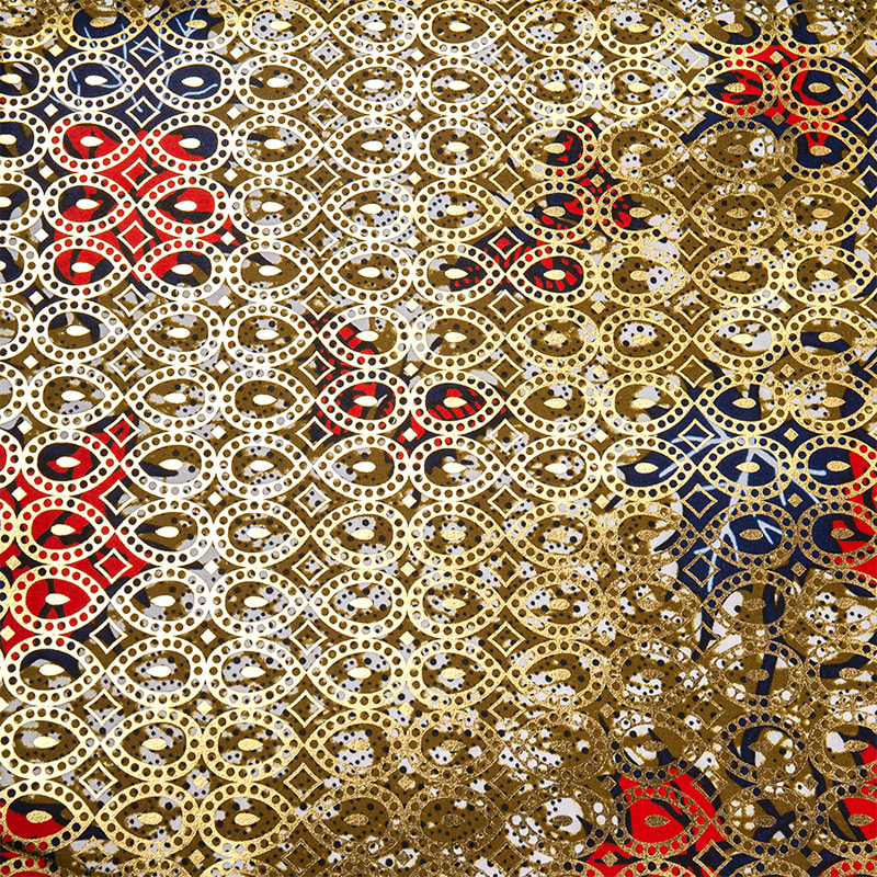 TMIE-06-9 Zweiseitiger Druck mit Goldpaste-Wachsstoff