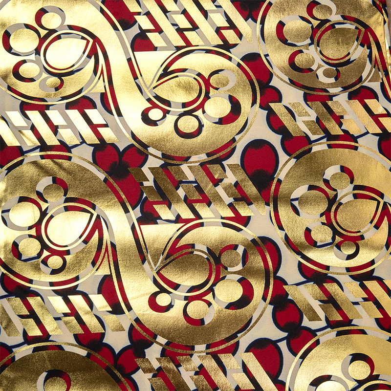 TMIE-06-9 Zweiseitiger Druck mit Goldpaste-Wachsstoff