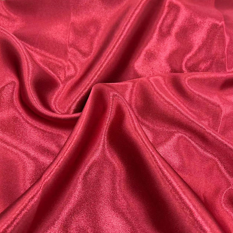 TMIE-14-1 Ein schöner, glänzender Stoff für Hochzeitskleider, Satin-Polyester-Stoff