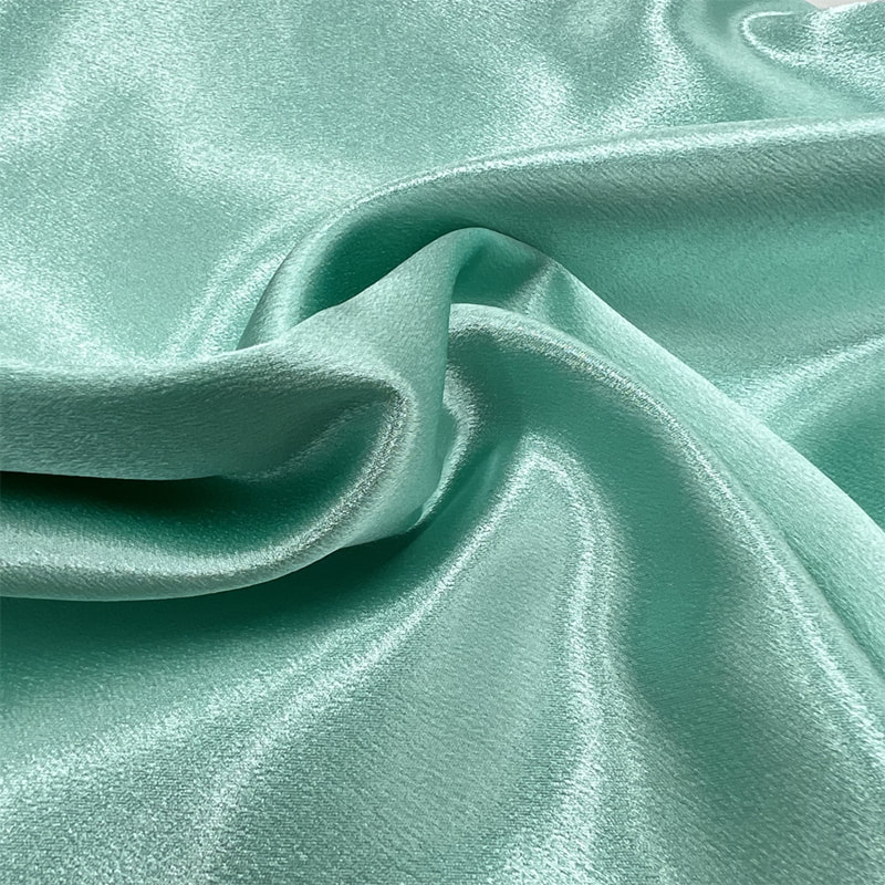 TMIE-14-1 Ein schöner, glänzender Stoff für Hochzeitskleider, Satin-Polyester-Stoff
